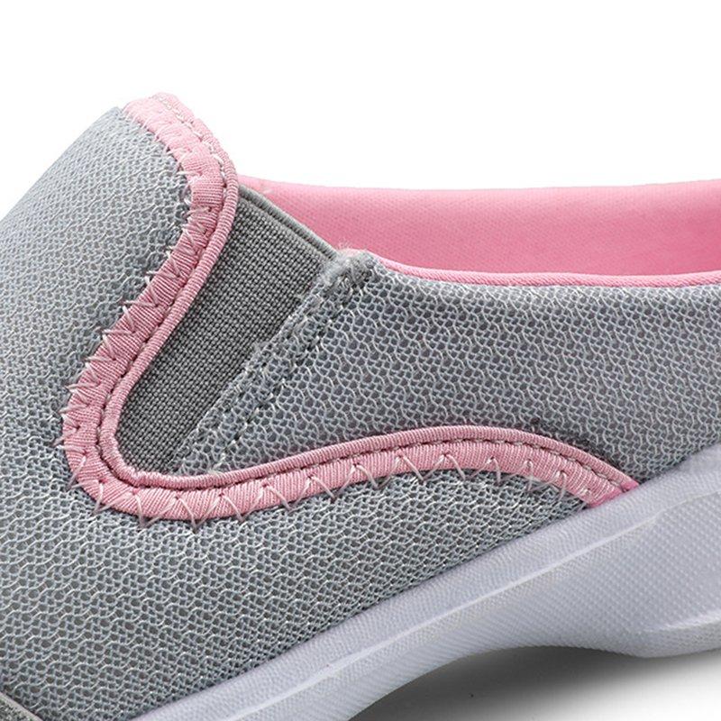 Women's Athletic Flat Heel Daily Summer Mule Slippers