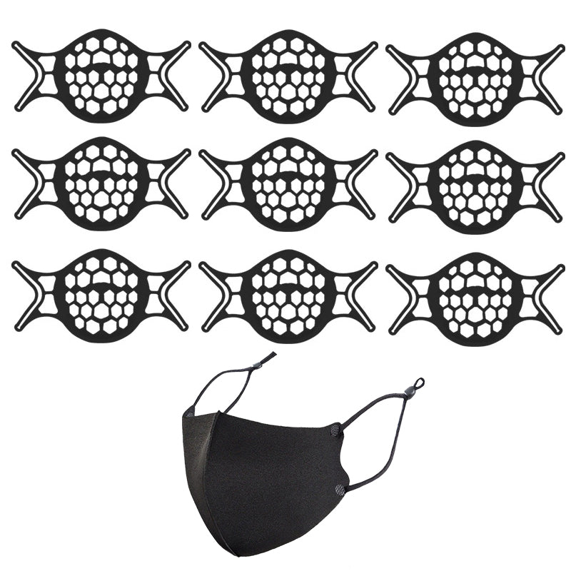 7th Generation 3D Silicone Face Mask Bracket-Prevent Glasses From Fogging