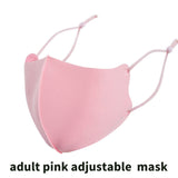 5pcs Washable Earloop Face Mask Reusable Dust-Proof Cotton Mouth Mask Breathable Fashion Black Masks For Adults Festival Mascara