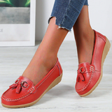 Women's Flats Ballet Leather Breathable Casual Shoes