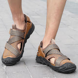 Men's Beach Casual Leather Sandals