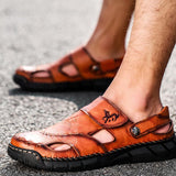 Men's Outdoor Beach Handmade Large Size Sandals