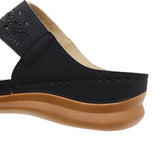 Women's Comfortable Flip Flops Wedge Heel Daily Slippers