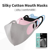 5pcs Washable Earloop Face Mask Reusable Dust-Proof Cotton Mouth Mask Breathable Fashion Black Masks For Adults Festival Mascara