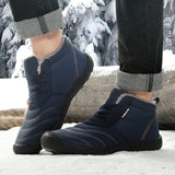 Men's Winter Waterproof Non-slip Trend All-match Warm Snow Shoes