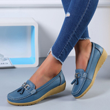 Women's Flats Ballet Leather Breathable Casual Shoes