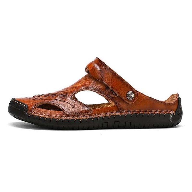 Men's Casual Breathable Handmade Leather Sandals