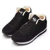 Men's Winter Boots Warm Ankle Leather Shoes