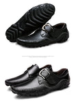 Men's Loafers & Slip-Ons Business Leather British Casual Driving Shoes All-Matching