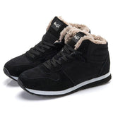 Men's Winter Boots Warm Ankle Leather Shoes