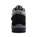 Men Winter Boots with Fur Warm Snow Winter Work Shoes