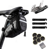 Portable 16-in-1 Bicycle Saddle Bag Bike Repair Tool Kit Repair Set Frame Bag