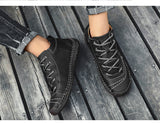 Outdoor Sport Men Boots High Quality Split Leather Ankle Lace-Up