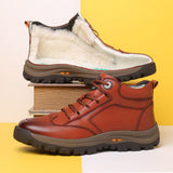 Men's Winter  Casual Business Anti-Skid Plus Cotton Warm Boots