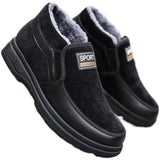 Men's Winter Comfy Soft Sole Slip-on Warm Lining Anti-Skid Snow Boots