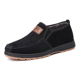 Men's Casual Slip-on Cloth Anti-Skid Warm Lining Shoes