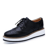 Ladies British Style Comfortable Breathable Lightweight Brogues