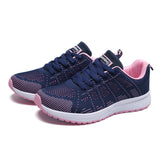 Women's Breathable Lightweight Lace-Up Sneakers