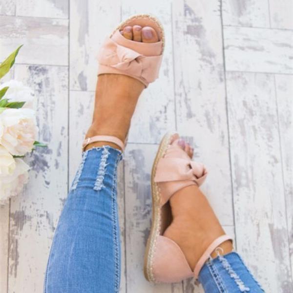 Women's Sandals Cute Knot Flats