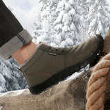Men's Winter Waterproof Non-slip Trend All-match Warm Snow Shoes