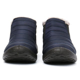 Men's Winter Waterproof Fabric Slip On Casual Ankle Boots