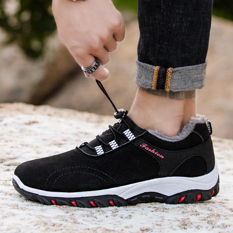 Men's Winter New Warm Sports Shoes Thickened Running Shoes
