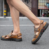 Men's Beach Casual Leather Sandals