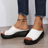 Women's Leather Sole Slippers