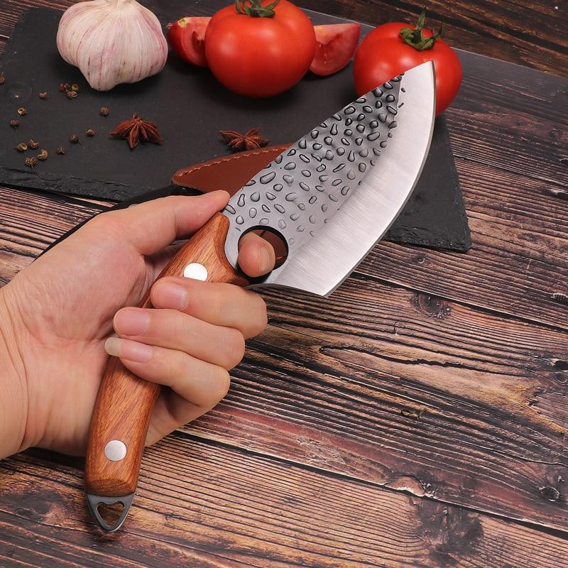 Stainless Steel Kitchen Boning Knife Fishing Knife Meat Cleaver
